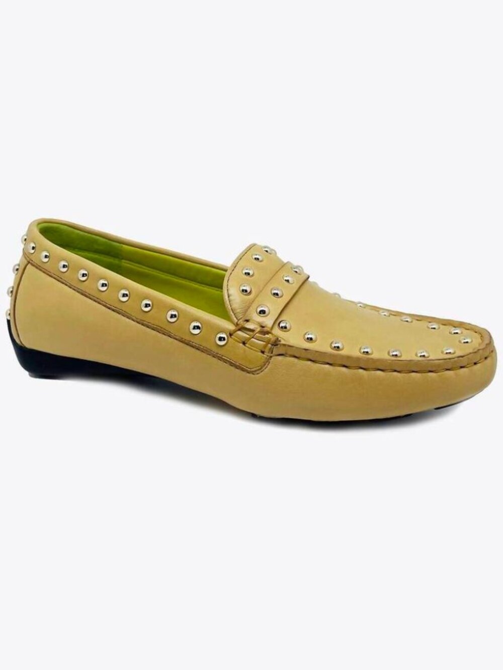 NEW ROBERT ZUR WOMEN'S CITRUS DITTANY STUDDED LOAFERS SHOES FLATS